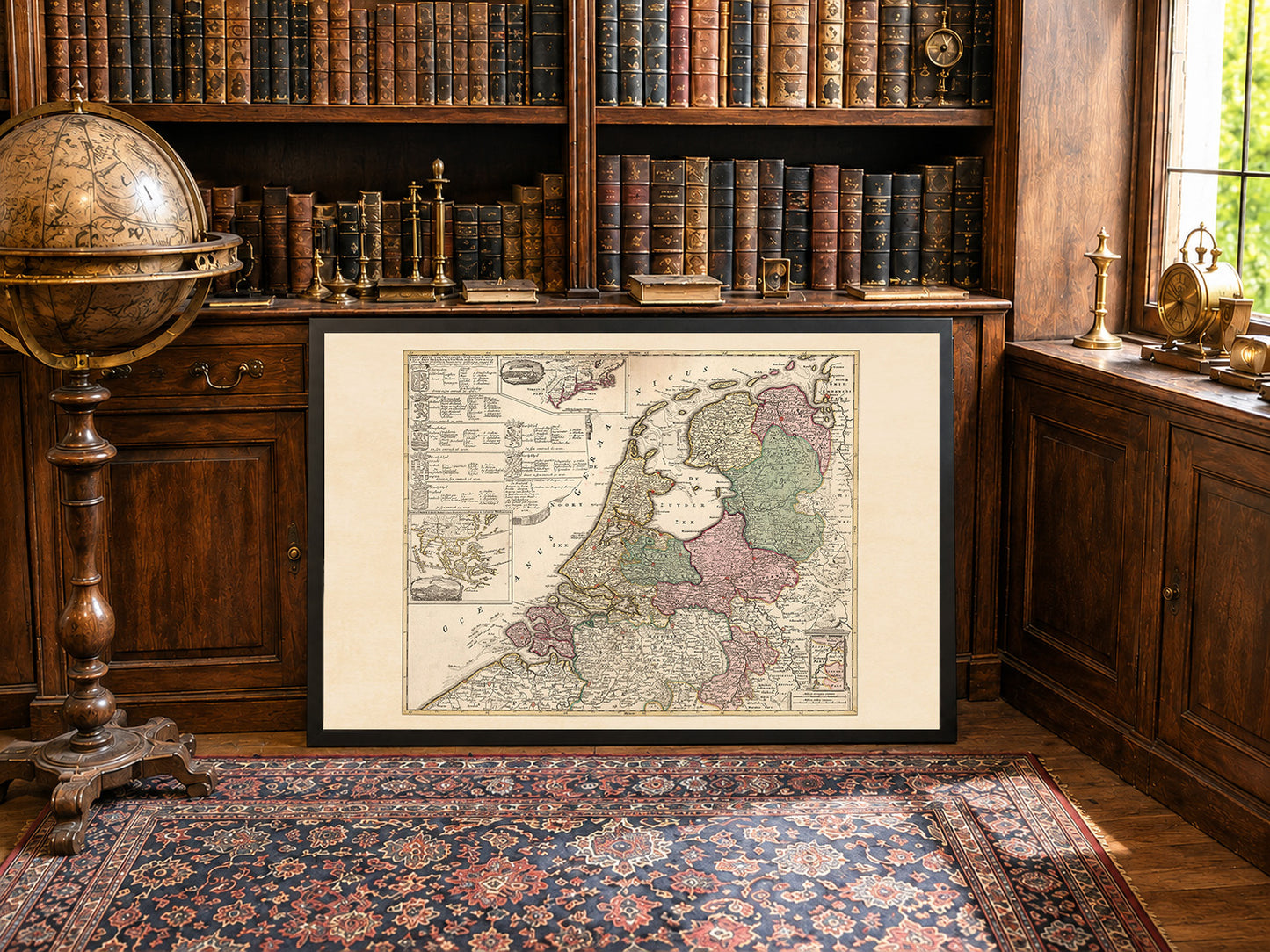Niederländische Republik 1740 - Historische Karte der Niederlande