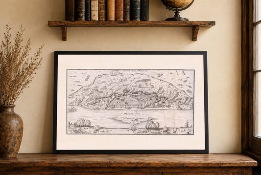 1725 Historic Toruń Engraving by Gabriel Bodenehr - Vintage Polish Decor