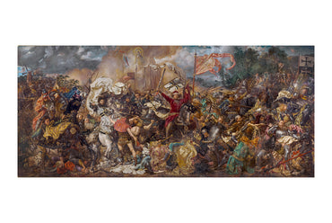 Battle of Grunwald Poster - Jan Matejko 1878, Polish History Painting Wall Art