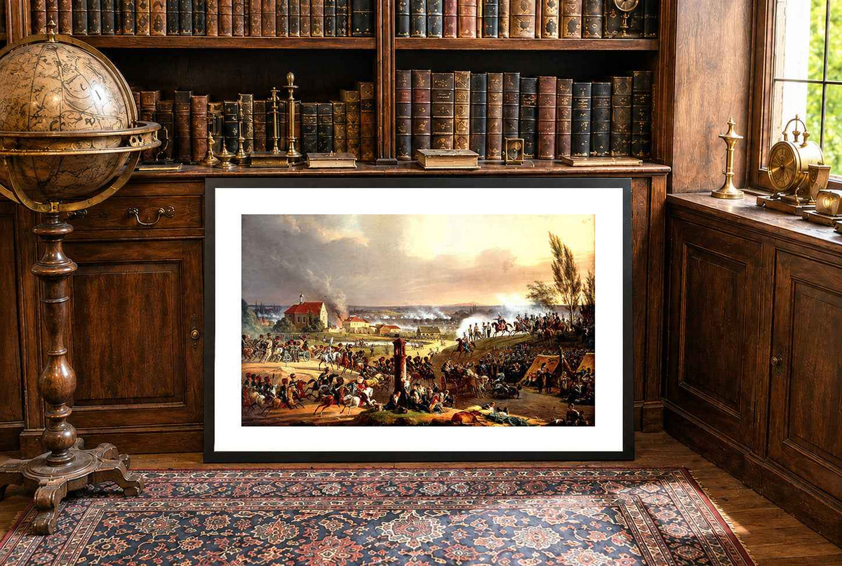 Battle of Raszyn 1809 by January Suchodolski - Historical Art Poster