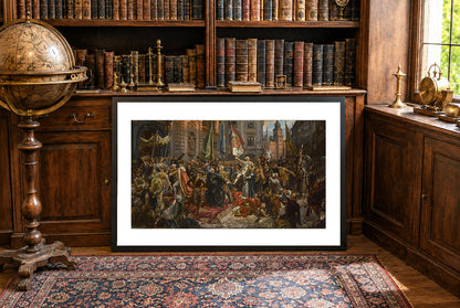 Verfassung vom 3. Mai 1791 Poster - Jan Matejko Historische Polnische Wandkunst