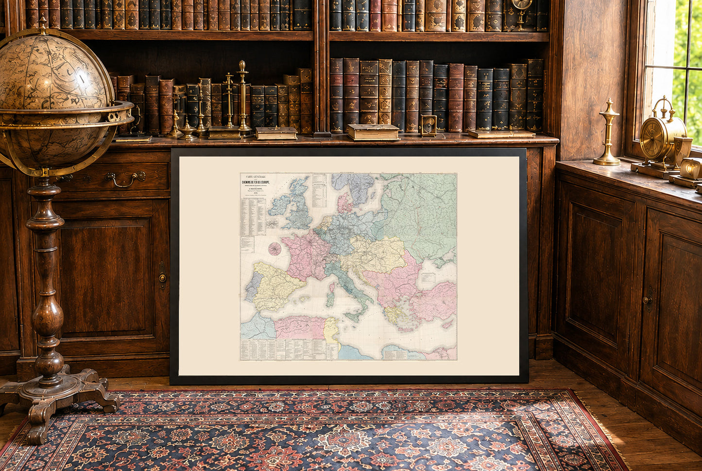 Europe 1863 - Historical Map of 19th Century Europe