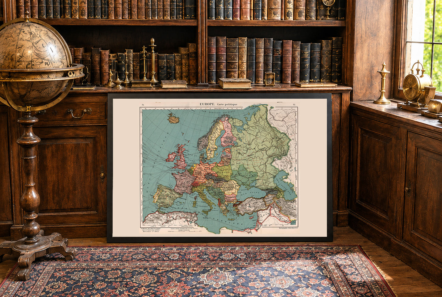 Europe 1921 - Post-World War I Historical Map
