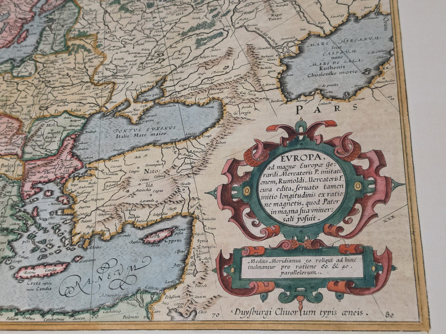 Europa 1623 - Politische Karte zu Beginn des Dreißigjährigen Krieges