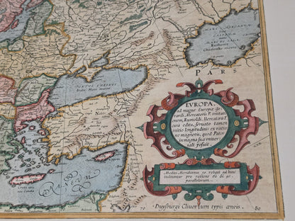 Europa 1623 - Politische Karte zu Beginn des Dreißigjährigen Krieges