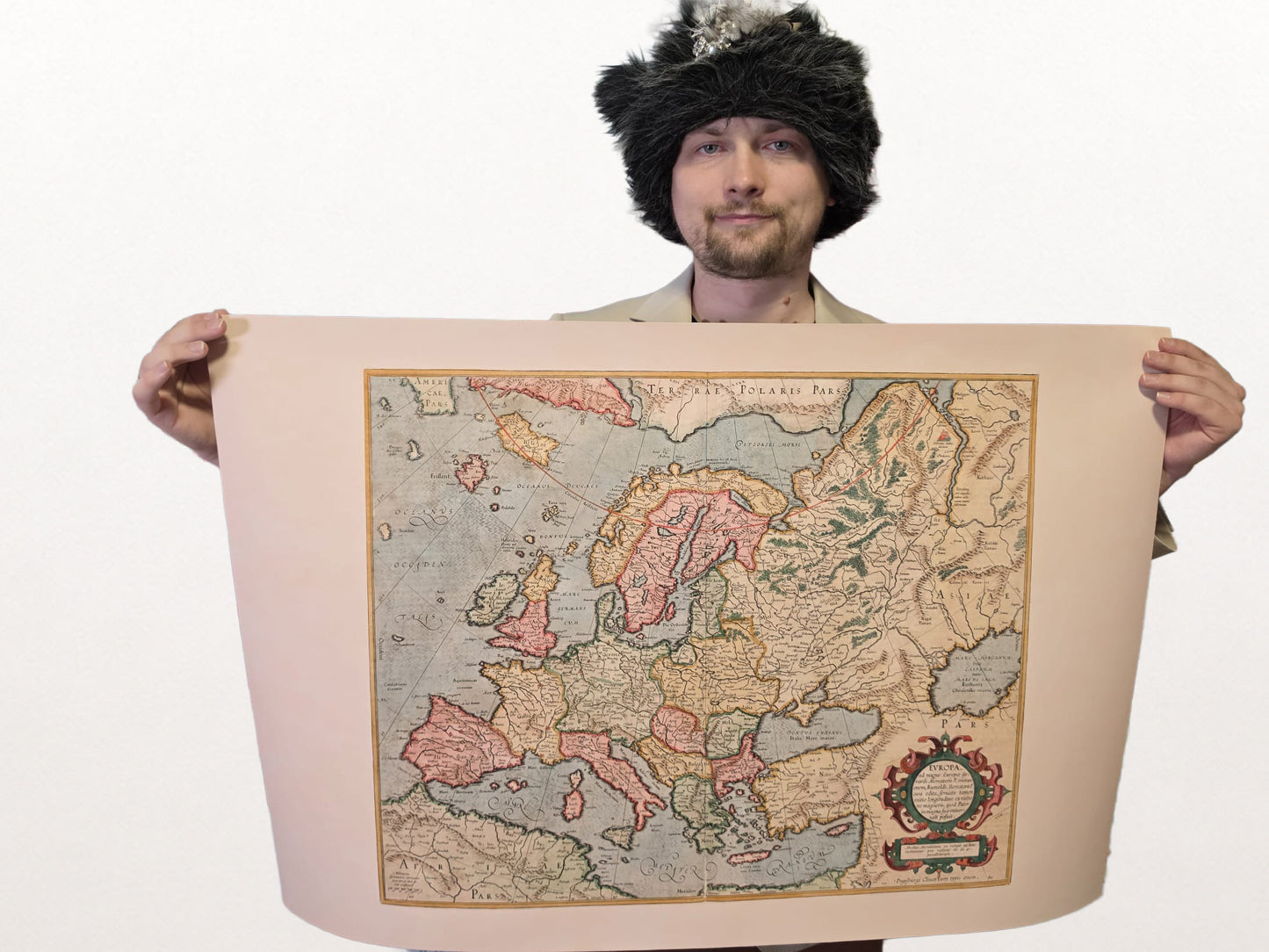 Europa 1623 - Politische Karte zu Beginn des Dreißigjährigen Krieges