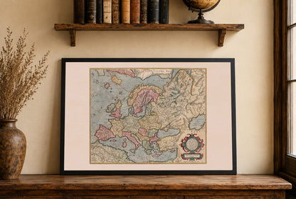 Europa 1623 - Politische Karte zu Beginn des Dreißigjährigen Krieges