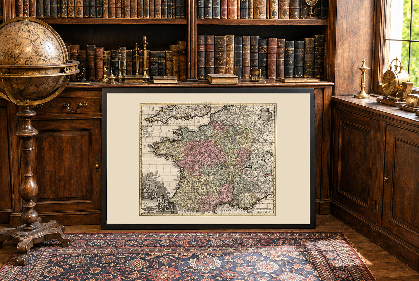 Kingdom of France 1740 – 18th Century Historical Map