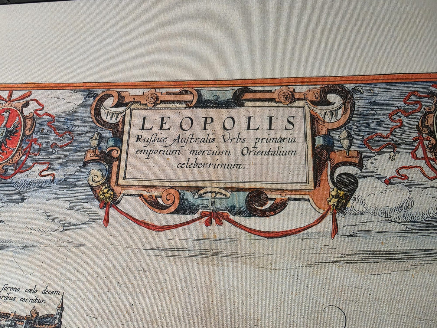 Lviv Stadtkarte Poster (1618) - Vintage Leopolis Gravur Wandkunst