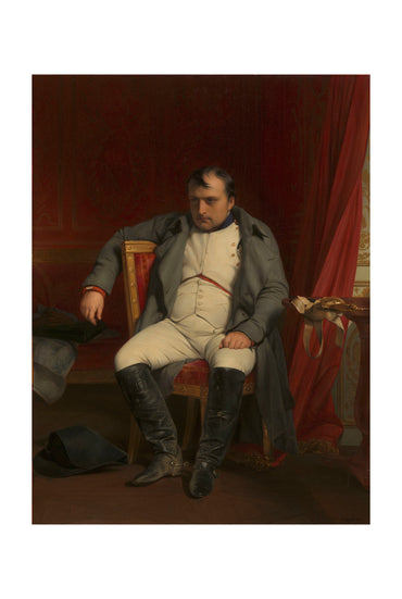 Napoleon in Fontainebleau Poster - Paul Delaroche Historische Französische Empire Wandkunst