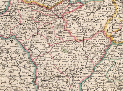 Poland & Lithuania 1682 - Frederick de Wit - Polish-Lithuanian Commonwealth Historical Map Poster