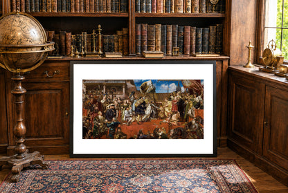 L'Hommage Prussien 1882 – Jan Matejko – Histoire de la Pologne – Affiche Peinture Historique