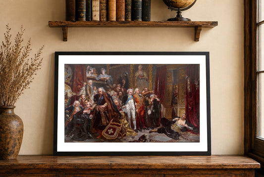 Rejtan The Fall of Poland Poster - Jan Matejko Historic Polish Wall Art