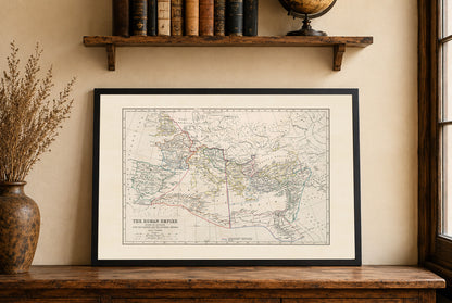 Roman Empire After the Division 1873 - Historical Map Poster