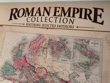 Roman Empire Collection - 3 Historical Maps in One Poster - Ancient Rome Map Set