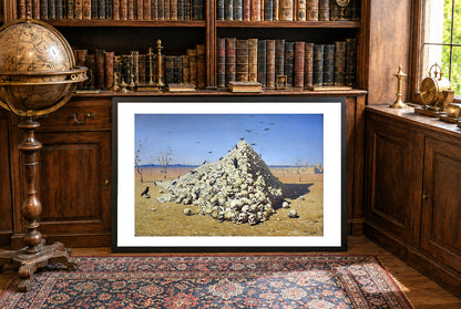The Apotheosis of War 1871 - Vasily Vereshchagin - Anti-War Historical Painting Poster