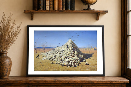 The Apotheosis of War 1871 - Vasily Vereshchagin - Anti-War Historical Painting Poster