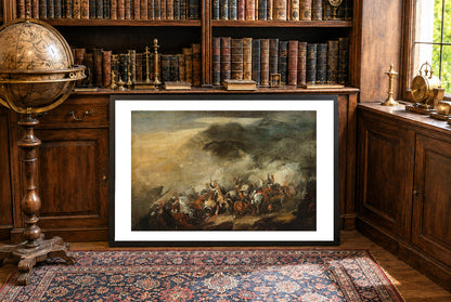 The Battle of Somosierra 1837 - Piotr Michałowski - Polish Cavalry Charge & Napoleonic Wars Historical Painting Poster