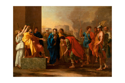 La Continence de Scipion - Nicolas Poussin - Rome Antique et Deuxième Guerre Punique - Affiche Peinture Historique
