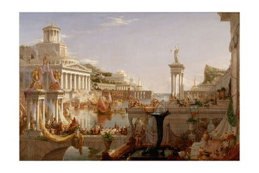 Der Verlauf der Vollendung des Imperiums Poster - Thomas Cole Klassische Imperium Wandkunst