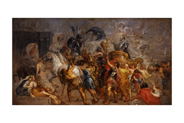 The Entry of Henry IV into Paris 1625 - Peter Paul Rubens - French History Baroque Painting Poster