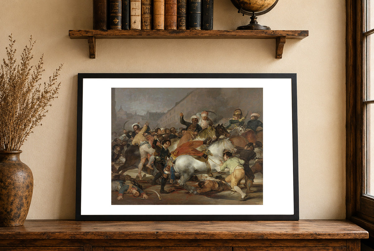 The Second of May 1808 - Francisco Goya - Madrid Uprising & Napoleonic Wars Historical Painting Poster