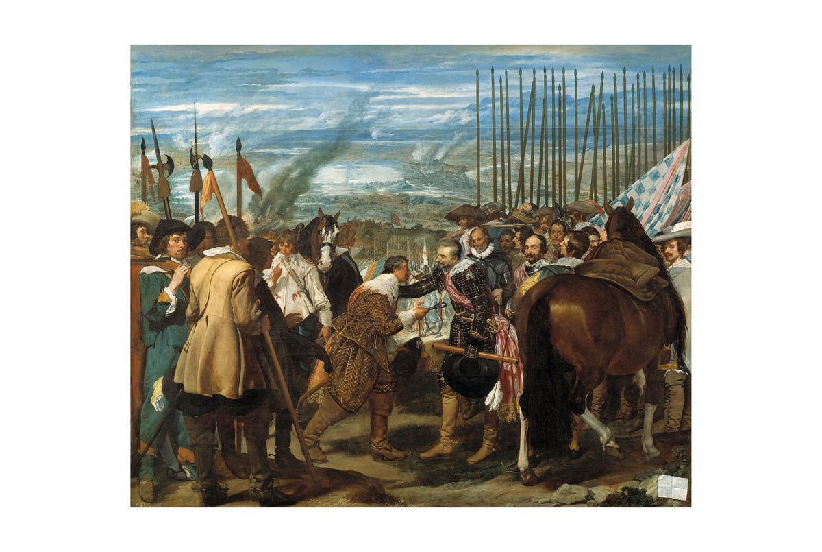The Surrender of Breda 1635 - Diego Velázquez - Eighty Years' War Historical Painting Poster