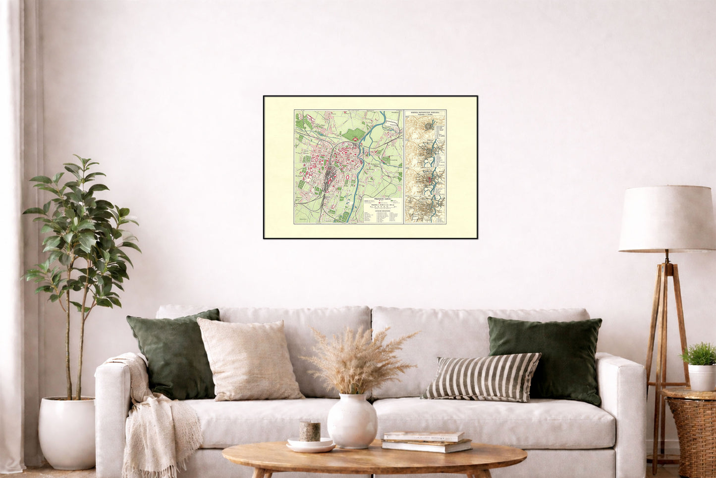 Poznań City Map Poster (1932) - Vintage Polish City Plan & Historical Growth Maps