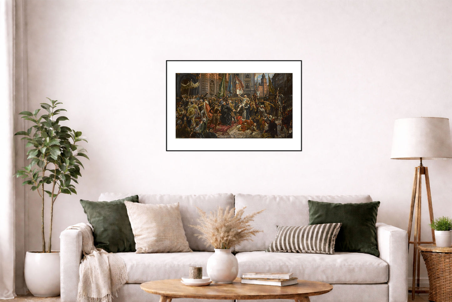 Verfassung vom 3. Mai 1791 Poster - Jan Matejko Historische Polnische Wandkunst