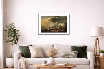 The Battle of Somosierra 1837 - Piotr Michałowski - Polish Cavalry Charge & Napoleonic Wars Historical Painting Poster